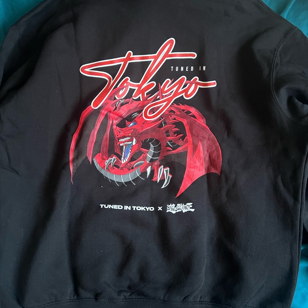 tuned and tokyo x Yu gi ho hoodie